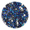 Rhinestone Aurora Borealis Iridescent Non Hotfix - Cobalt(1400 Stones - SS20) | DIY Craft Warehouse DIY Craft Warehouse
