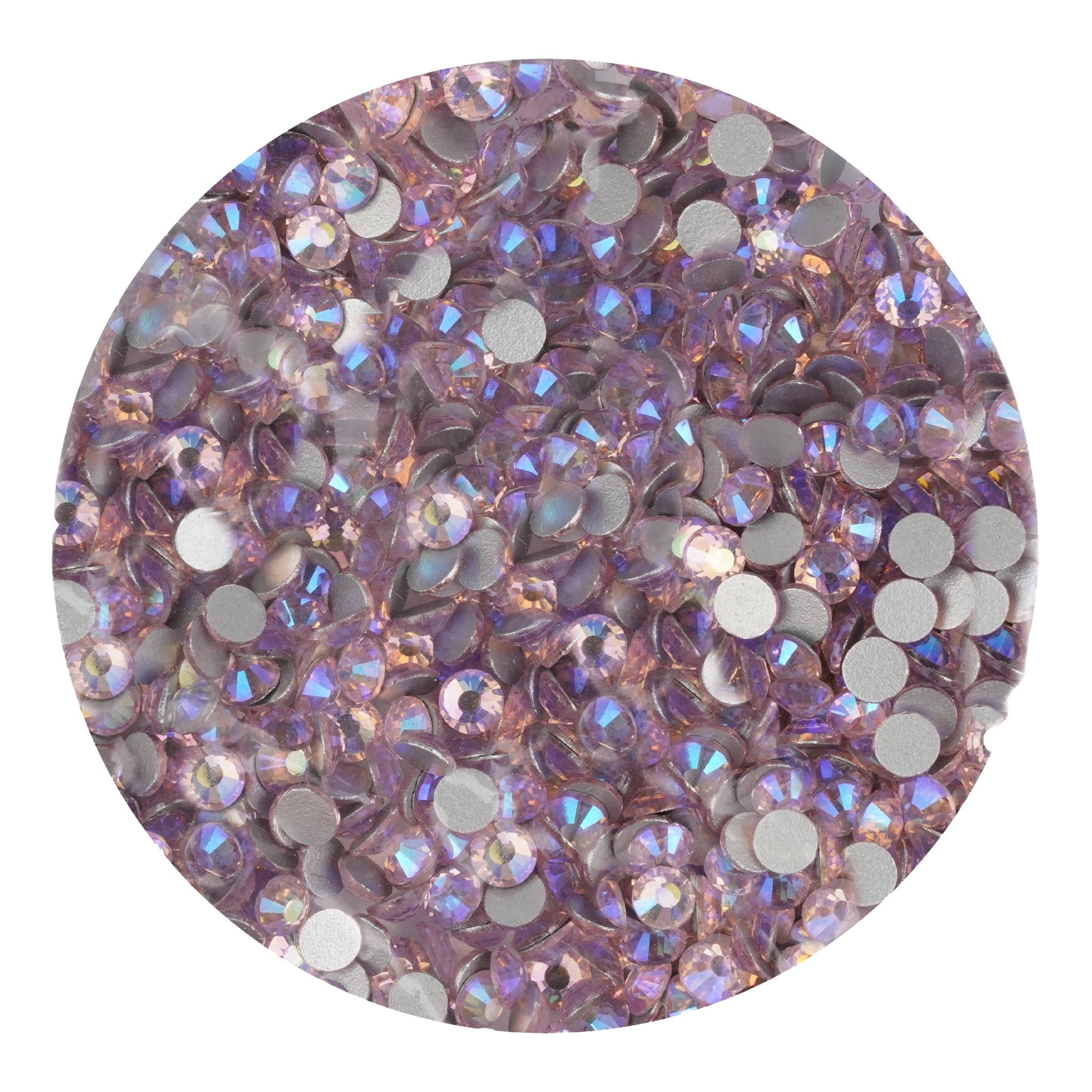 Rhinestone Aurora Borealis Iridescent Non Hotfix - Light Pink - DIY Craft Warehouse