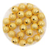 Round String Bead Brushed Metal - Gold - DIY Craft Warehouse