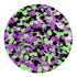 Shaped Glitter Classic - Dots Green, Purple, Black - DIY Craft Warehouse