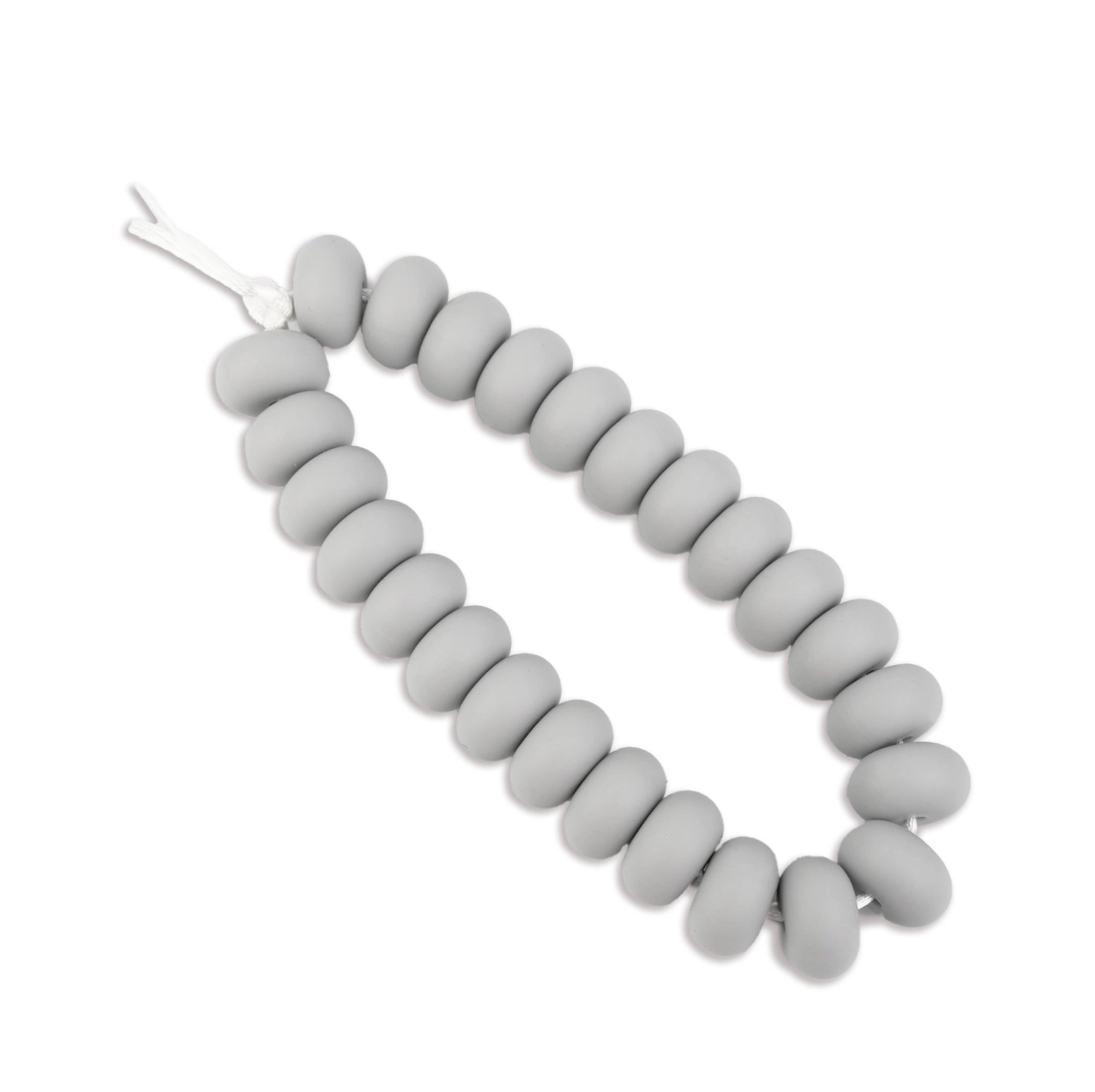 Silicone Bead Abacus Disc - Gray - DIY Craft Warehouse