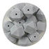 Silicone Bead Hexagon - Light Gray - DIY Craft Warehouse