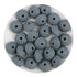 Silicone Bead Lentil Disc - Dim Gray - DIY Craft Warehouse