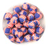 Silicone Bead Round - American Flag - DIY Craft Warehouse