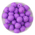 Silicone Bead Round - Medium Purple - DIY Craft Warehouse