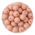 Silicone Bead Round - Peachy - DIY Craft Warehouse