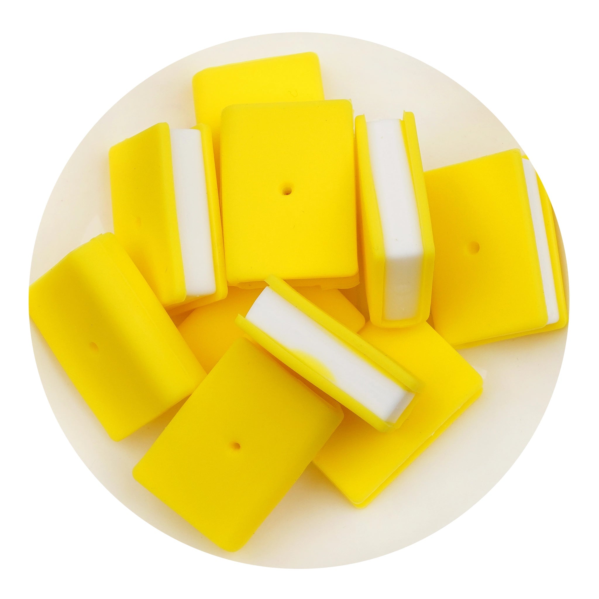 Silicone Focal Bead Book - Yellow - DIY Craft Warehouse