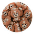 Silicone Focal Bead Dog - Brown - DIY Craft Warehouse