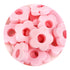 Silicone Focal Bead Flower - Candy Pink - DIY Craft Warehouse