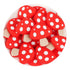 Silicone Focal Bead Mushroom - Red - DIY Craft Warehouse