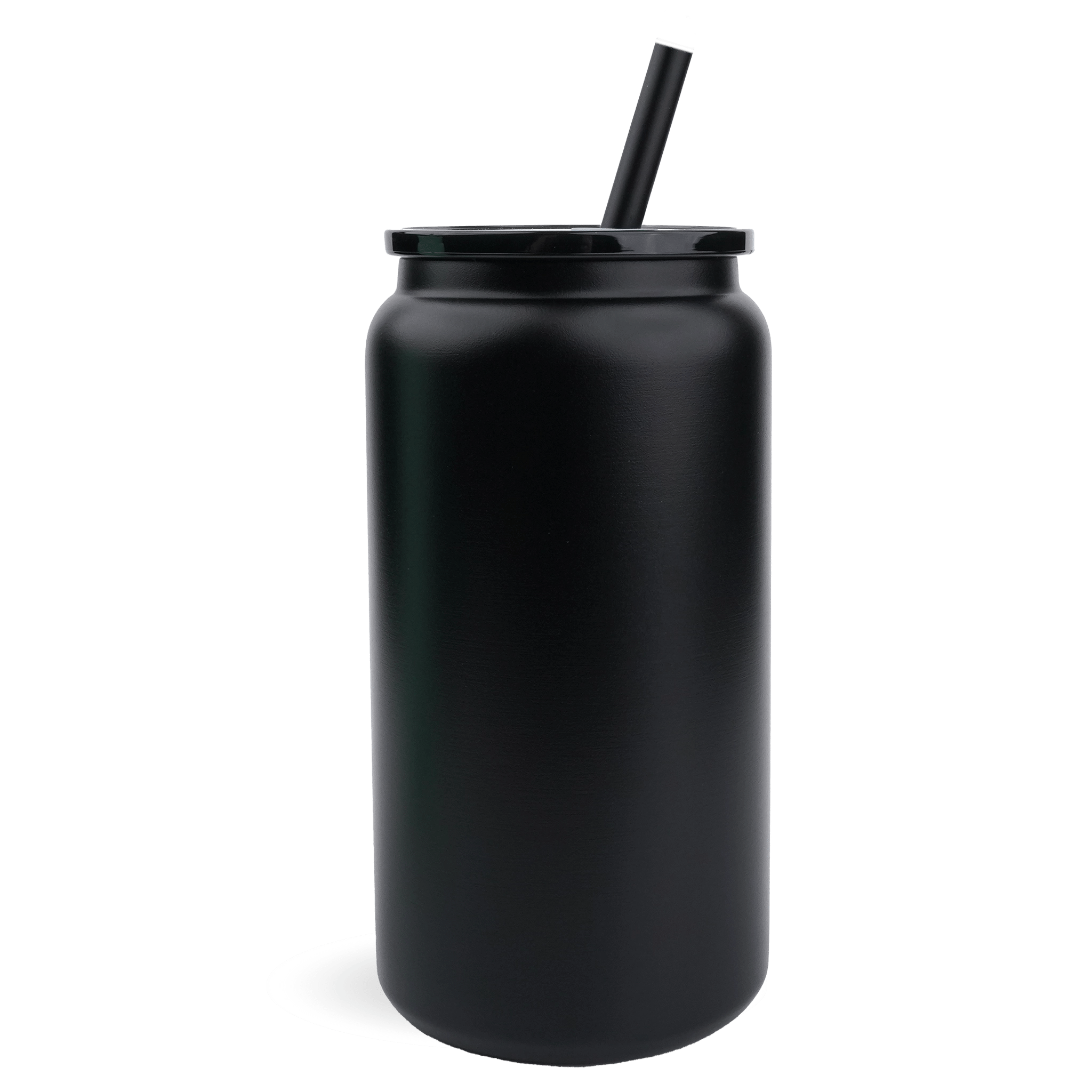 Stainless Steel Can - Powder Coated Black - DIY Craft Warehouse