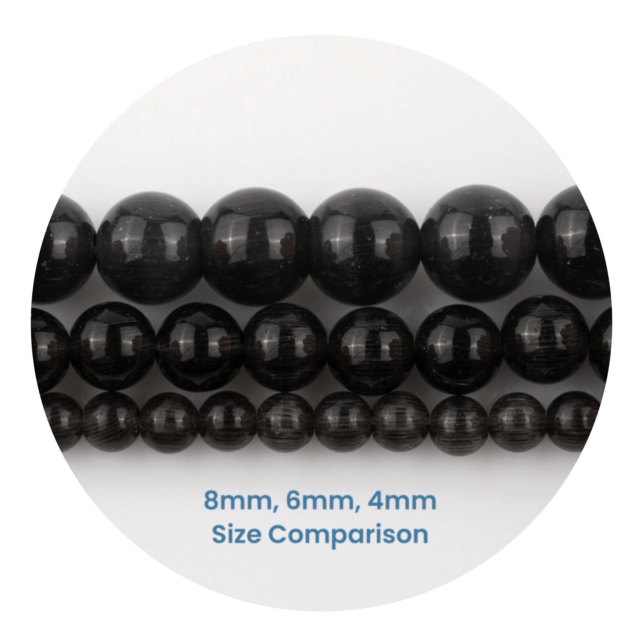 Stone String Beads - Black - DIY Craft Warehouse