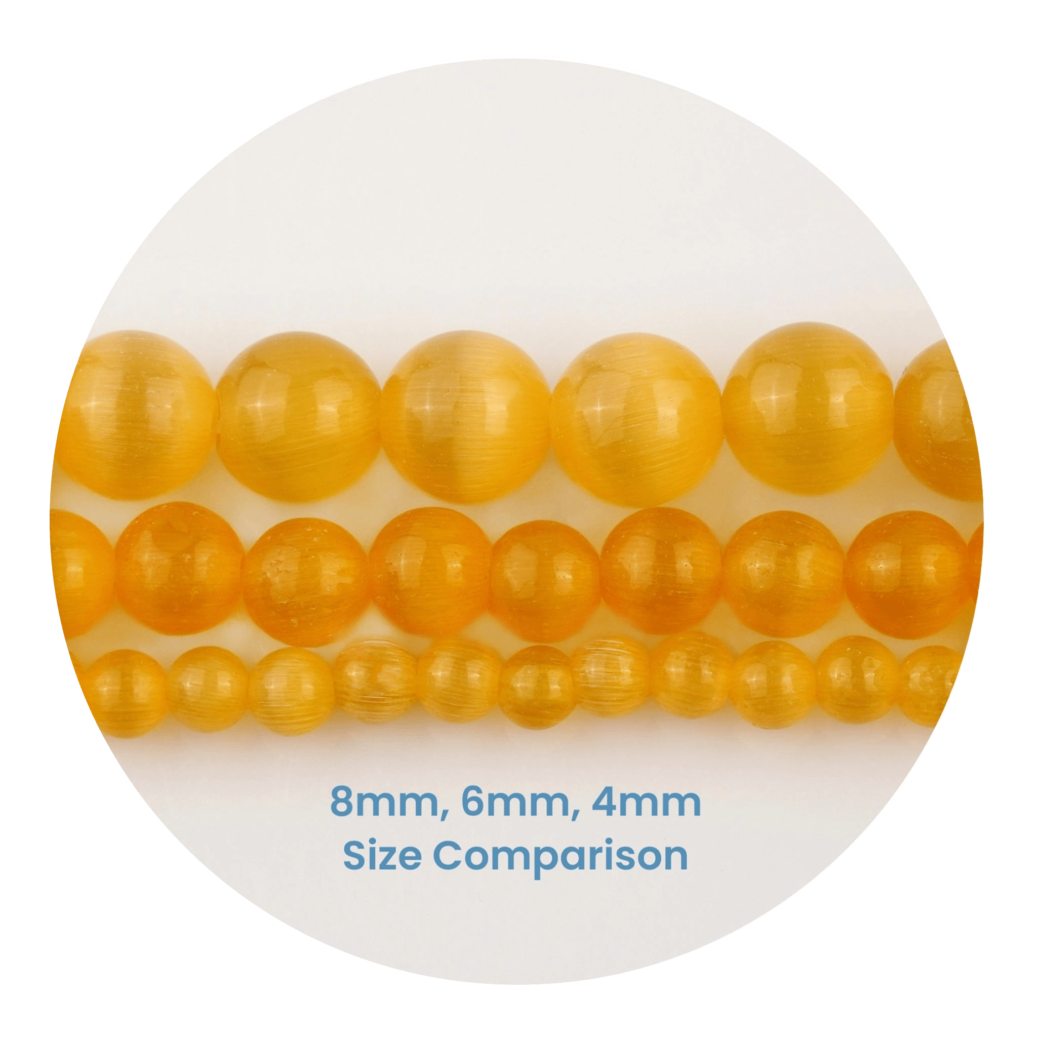 Stone String Beads - Golden Yellow - DIY Craft Warehouse