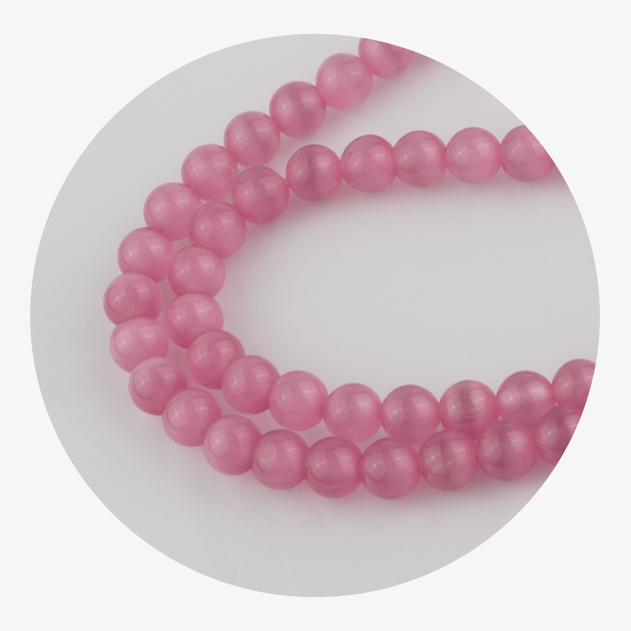 Stone String Beads - Light Pink - DIY Craft Warehouse