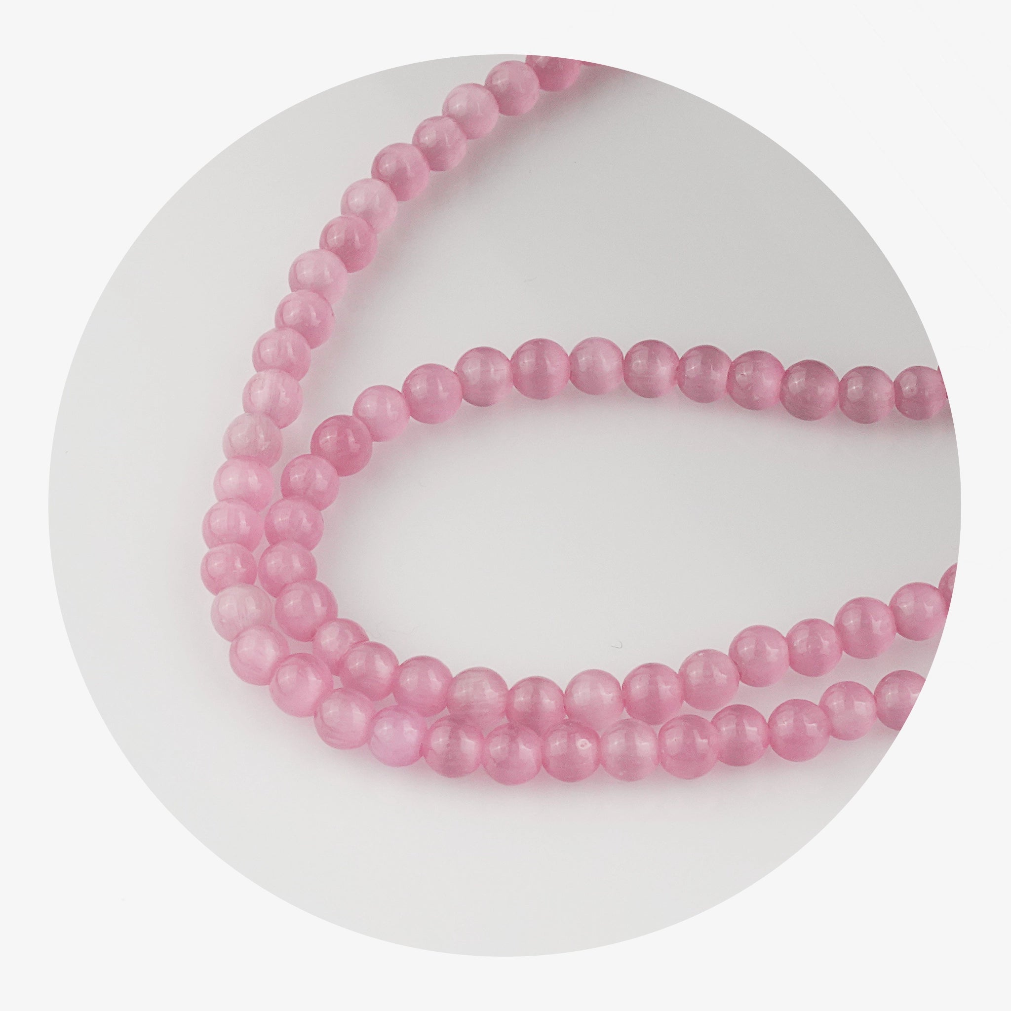 Stone String Beads - Pink - Bulk Craft Supplies - Wholesale Prices