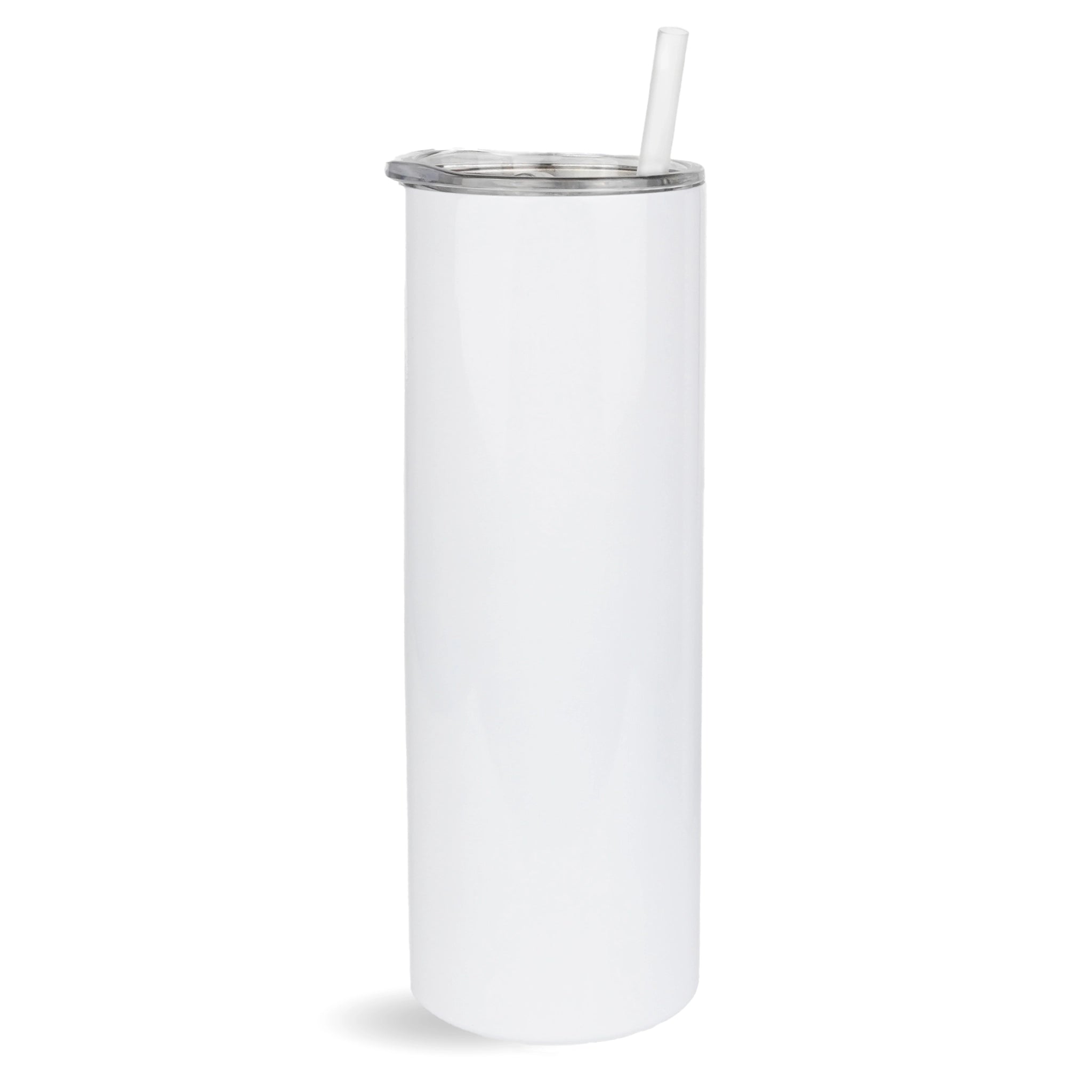 Tall Skinny Tumbler Glossy - White - DIY Craft Warehouse