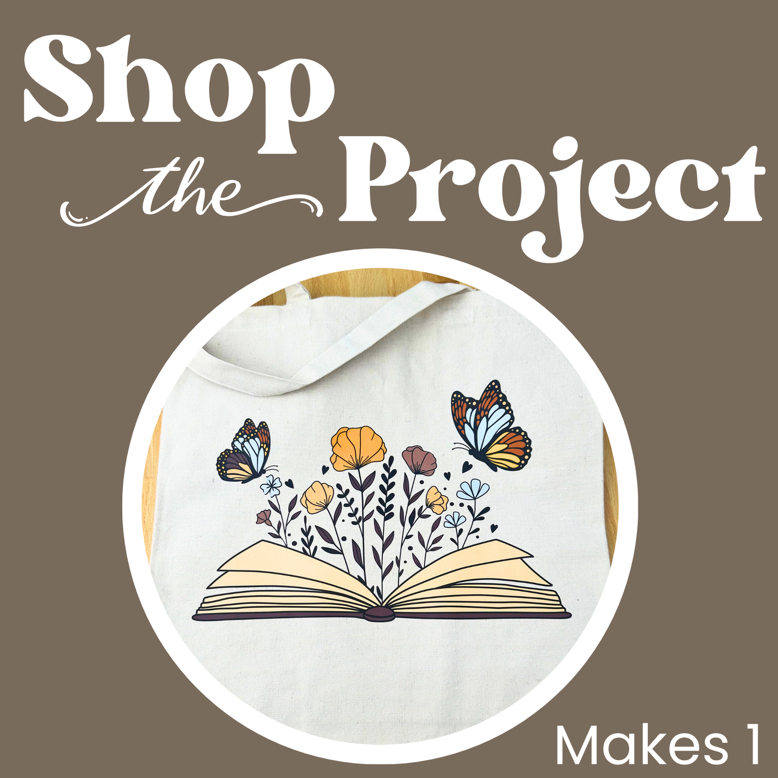 Project - Wild Garden DTF Tote Bag | Master Maker Crafts - Wholesale Craft Supplies - Fast Shipping from Ohio