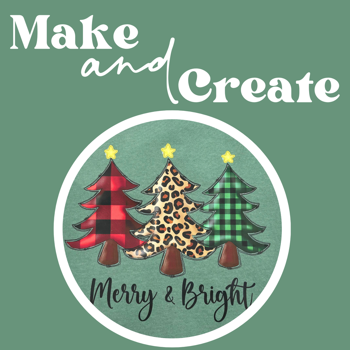 Project -  Merry & Bright Christmas Tree Shirt