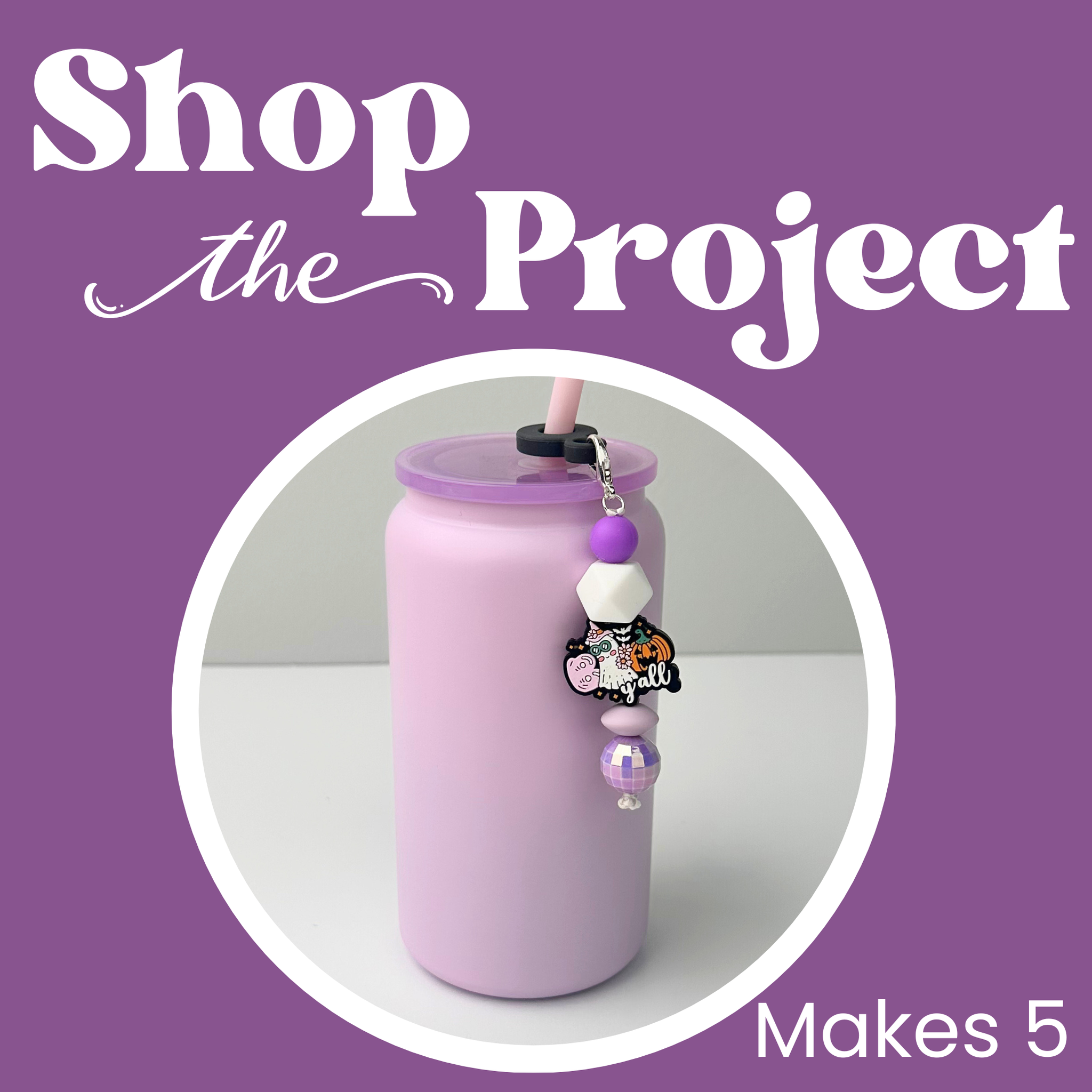 Project - BOO Y'all Straw Charm | Master Maker Crafts - Wholesale Craft Supplies - Fast Shipping from Ohio DIY Craft Warehouse