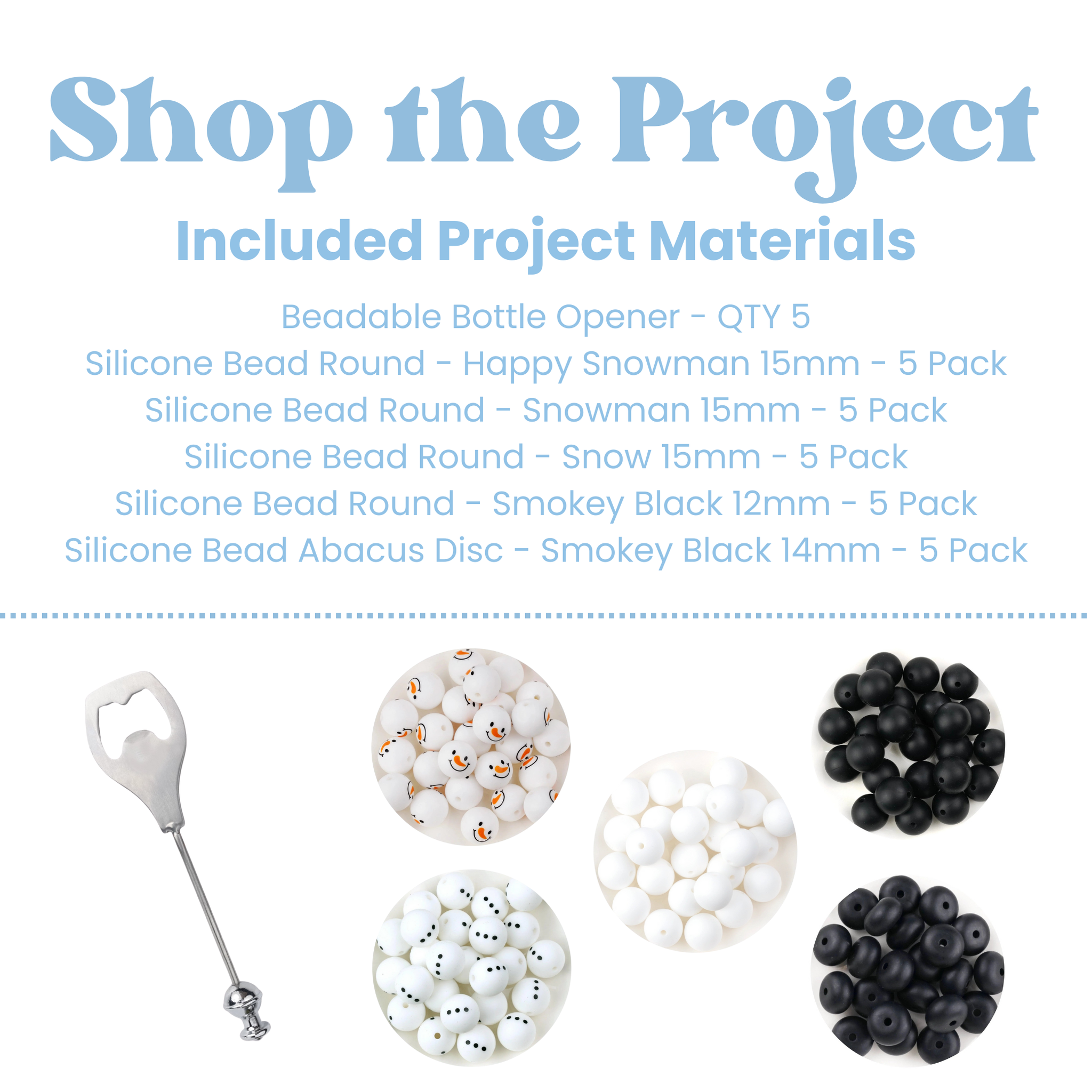 Project - Happy Snowman Bottle Opener DIY Craft Warehouse