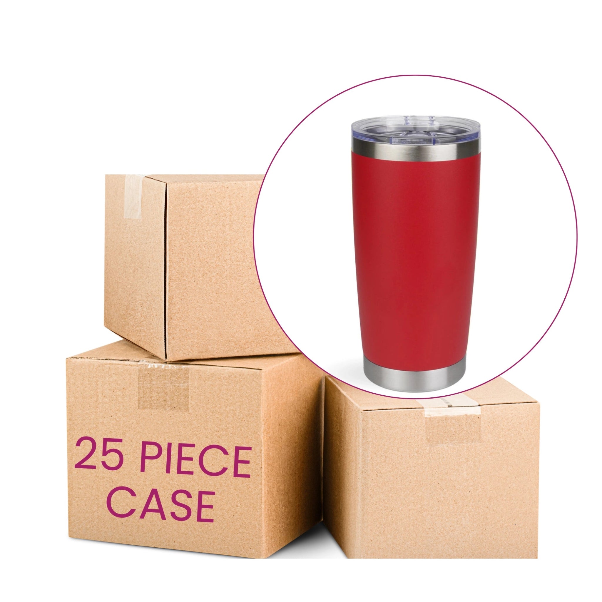 Travel Tumbler  - Red - DIY Craft Warehouse