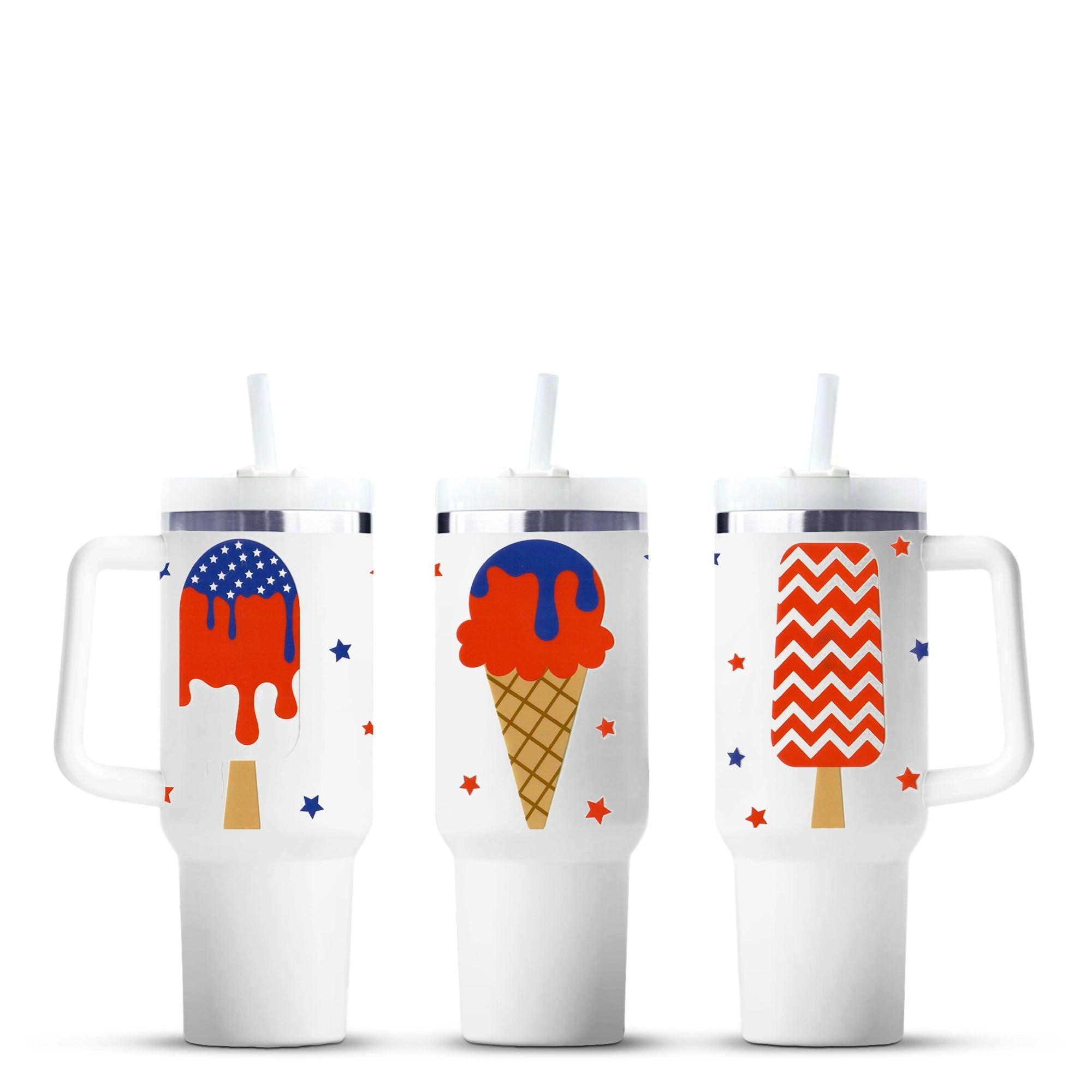 UV DTF Wrap - Americana Ice Cream - DIY Craft Warehouse