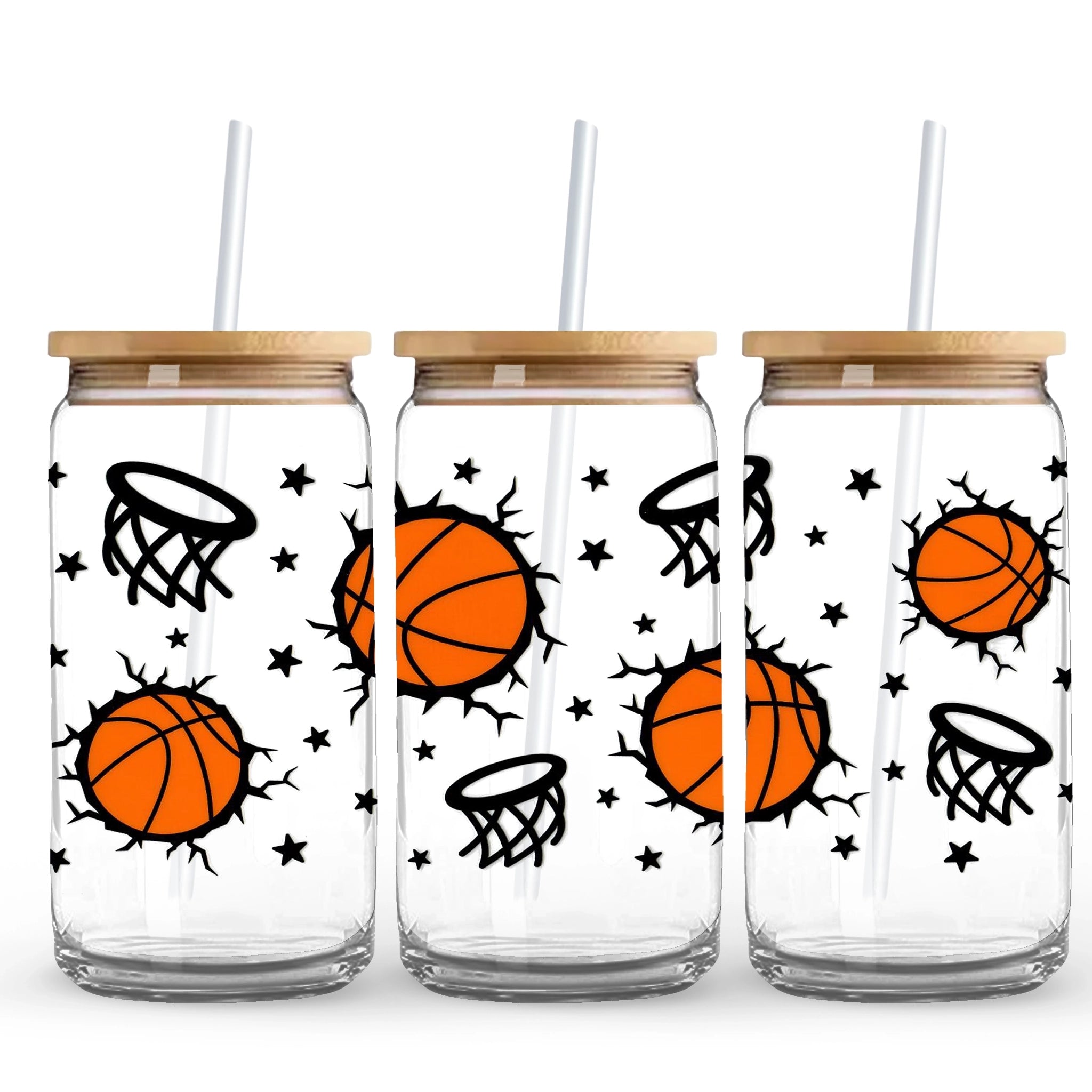 UV DTF Wrap -  Basketballs & Hoops - DIY Craft Warehouse