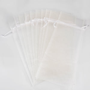 organza bags white