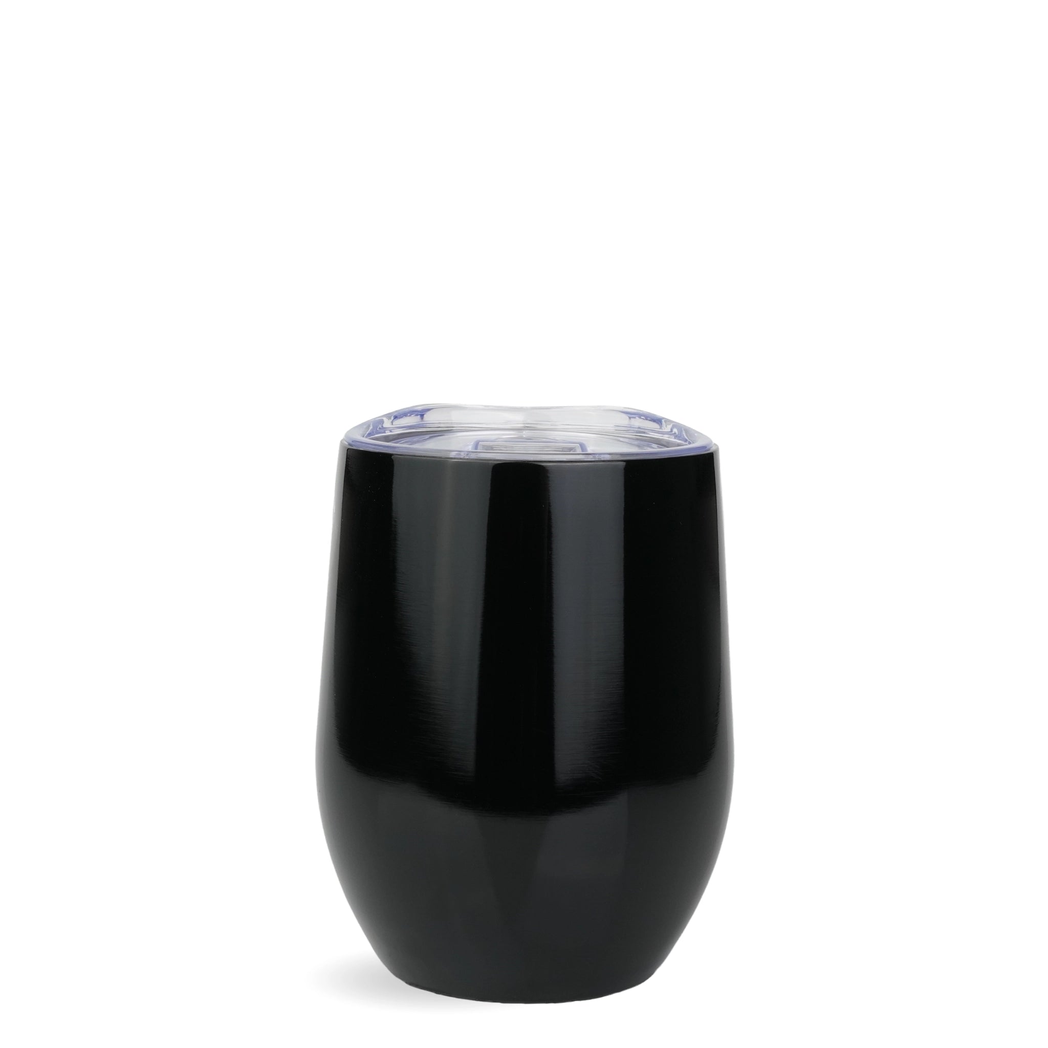 Wine Cup Tumbler Glossy - Black - DIY Craft Warehouse