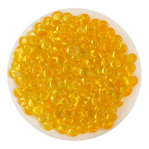 fish bowl beads yellow